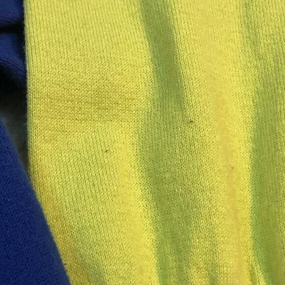 JcPenney JCP Blue, Gray, and Yellow Colorblock Knit Pullover Sweater 1X - Picture 14 of 14